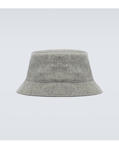 Loro Piana Cityleisure Cashmere Bucket Hat - Grey