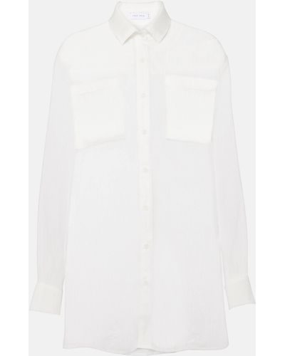 JADE Swim Mika Sheer Shirt - White