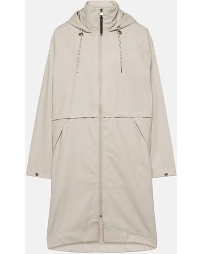 Varley Kirsten Oversized Raincoat - White