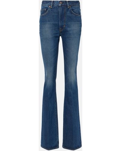 Tom Ford Mid-rise Flared Jeans - Blue