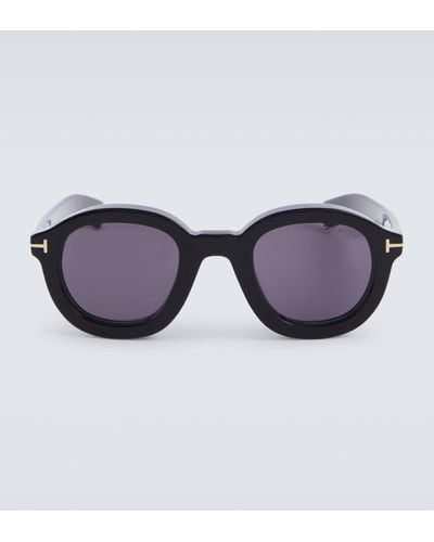 Tom Ford Raffa Round Sunglasses - Brown
