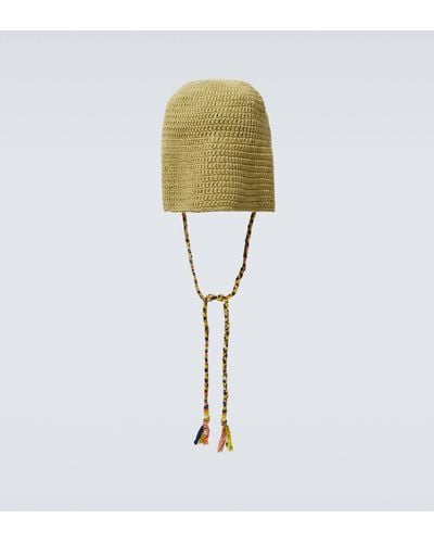 Alanui Beach Break Crochet Cotton Hat - Metallic