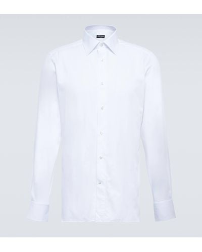 Zegna Trofeo Cotton Shirt - White