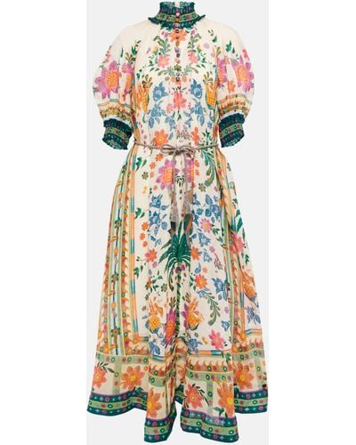 Zimmermann Ginger Swing Floral-print Dress - Multicolour