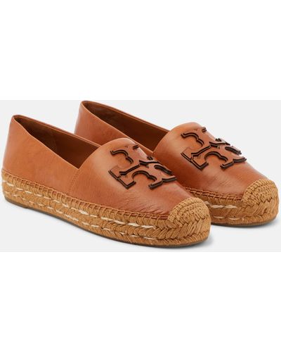 Tory Burch Ines Platform Espadrilles - Brown