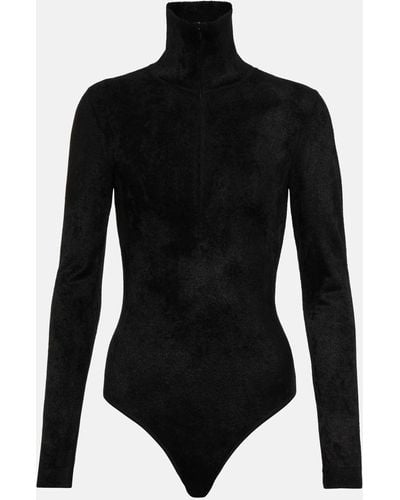 Alaïa Alaia Turtleneck Bodysuit - Black