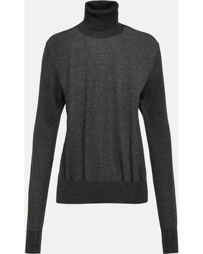 The Row Eva Cashmere Turtleneck Sweater - Black