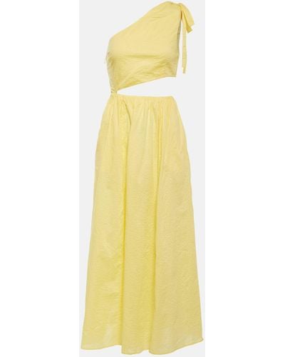 Marysia Swim Alberobello One-shoulder Midi Dress - Yellow