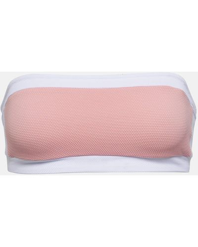 Alexandra Miro Whitney Strapless Bikini Top - Pink