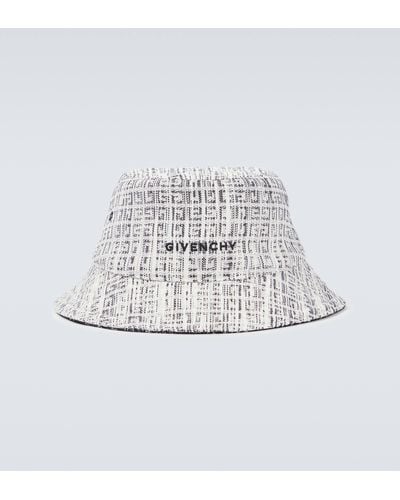 Givenchy Embroidered 4g Reversible Bucket Hat - White