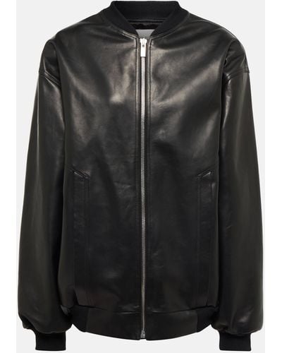 Magda Butrym Leather Jacket - Black