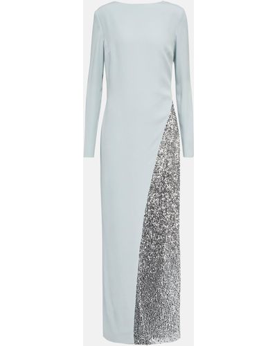 Givenchy Sequined Maxi Dress - White