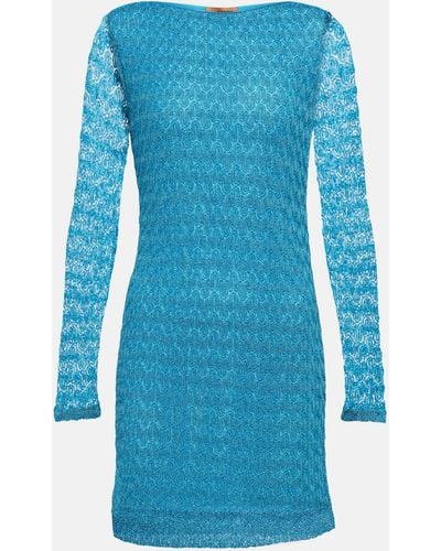 Missoni Knit Minidress - Blue