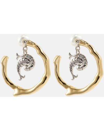 Emilio Pucci Hoop Earrings - Metallic