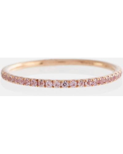 Ileana Makri Thread 18kt Rose Gold And Sapphire Ring - Natural