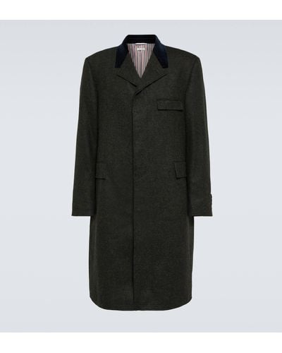 Thom Browne Wool Coat - Black