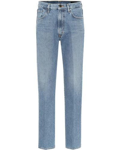 Goldsign Nineties High-rise Straight Jeans - Blue