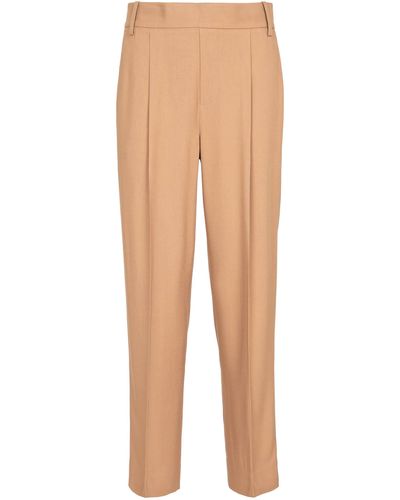 Vince High-rise Straight Pants - Natural