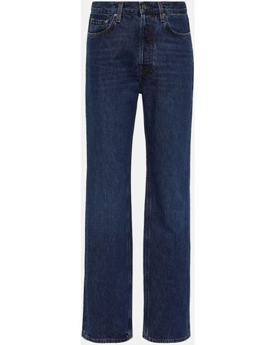 Totême Classic Cut Mid-rise Straight Jeans - Blue