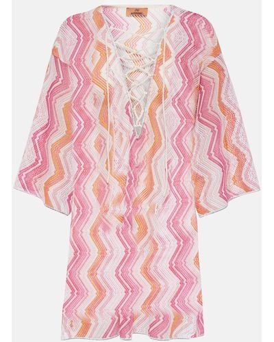 Missoni Lame Beach Cover-up - Pink