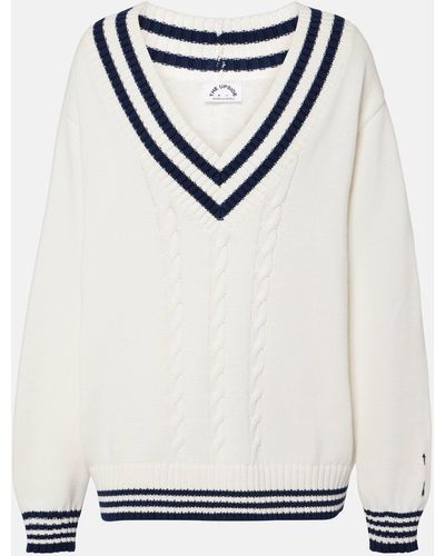 The Upside Louie Cotton Sweater - White