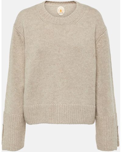 Jardin Des Orangers Wool And Cashmere Sweater - Natural