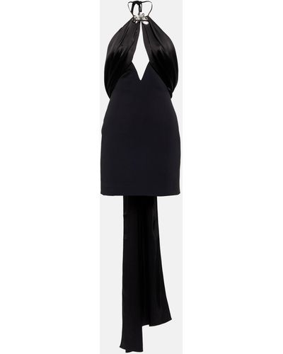 David Koma Embellished Halter-neck Minidress - Black