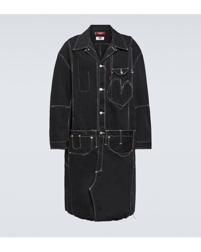 Junya Watanabe Denim Coat - Black