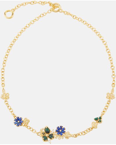 Zimmermann Bloom Gold-plated Chain Necklace - Metallic
