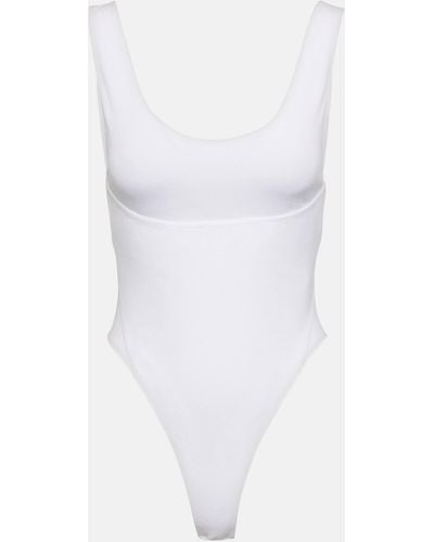 Alaïa Cutout Bodysuit - White