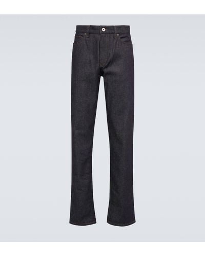 Zegna Mid-rise Straight Jeans - Blue