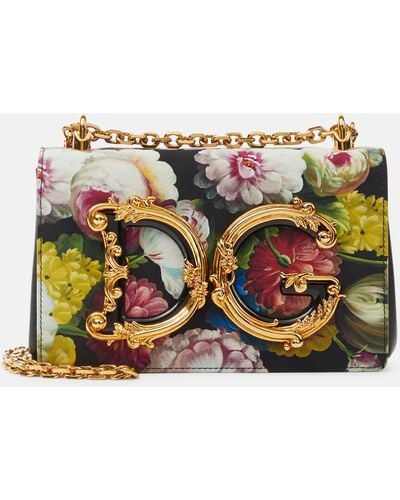 Dolce & Gabbana Dg Girls Medium Charmeuse Shoulder Bag - Multicolour
