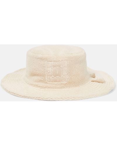 Jacquemus Terry Cloth Hat Bob Bahno - Natural