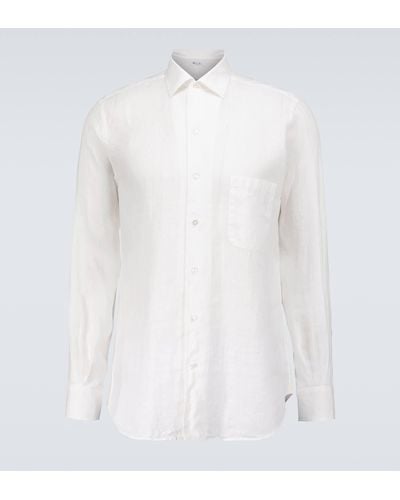 Loro Piana Andre Linen Shirt - White