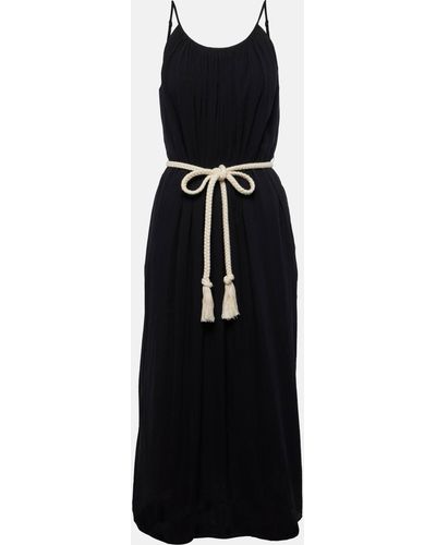 Velvet Lorelei Cotton Maxi Dress - Black