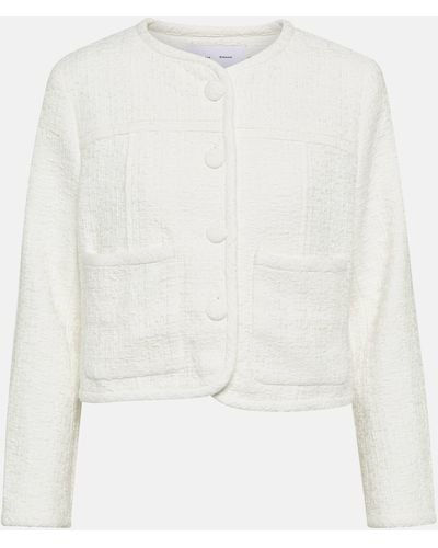 Proenza Schouler White Label Cropped Tweed Jacket