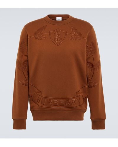 Burberry Cotton Sweater - Brown