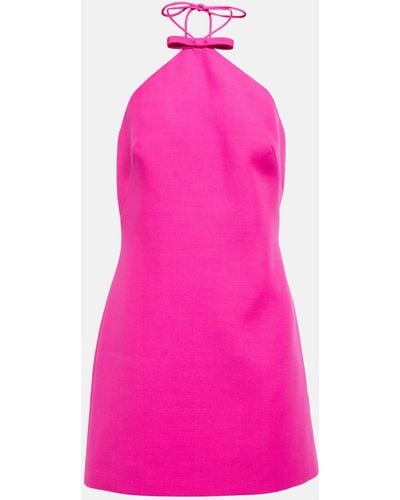 Valentino Crepe Couture Minidress - Pink