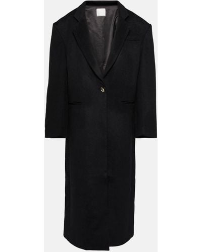 Christopher Esber Caravella Wool-blend Coat - Black