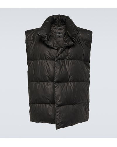 Balenciaga Wrap Puffer Vest - Black