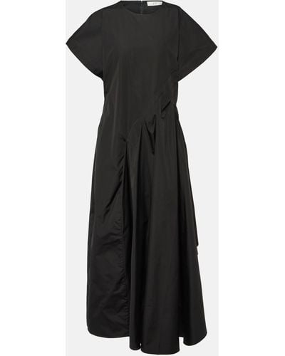 Co. Tton Poplin Maxi Dress - Black