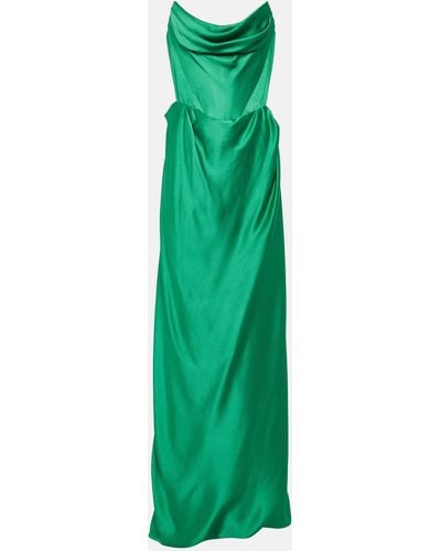 Vivienne Westwood Satin Gown - Green