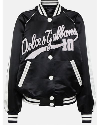 Dolce & Gabbana Bomber Jacket - Black