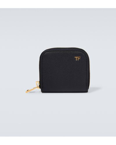 Tom Ford Leather Coin Purse - Black