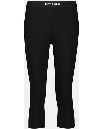 Tom Ford High-rise Cropped leggings - Black