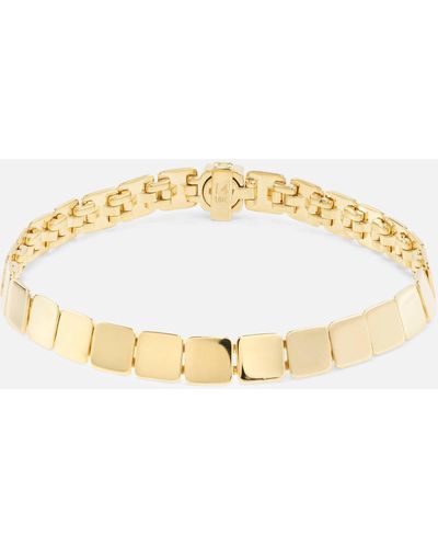 Ileana Makri Tile Medium 18kt Gold Bracelet - Metallic