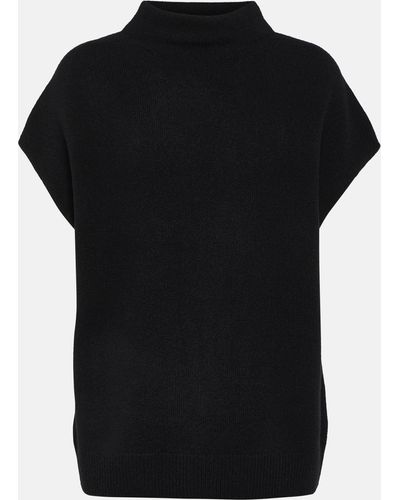 Vince Wool And Cashmere Sweater - Black