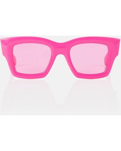 Jacquemus Les Lunettes Baci Square Sunglasses - Pink