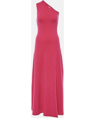 Extreme Cashmere N°301 Swan Cashmere-blend Maxi Dress - Pink