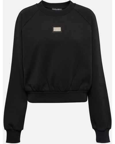 Dolce & Gabbana Re-edition Embellished Sweatshirt - Black